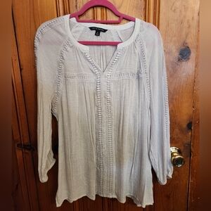 Tan Long Sleeve Dress top